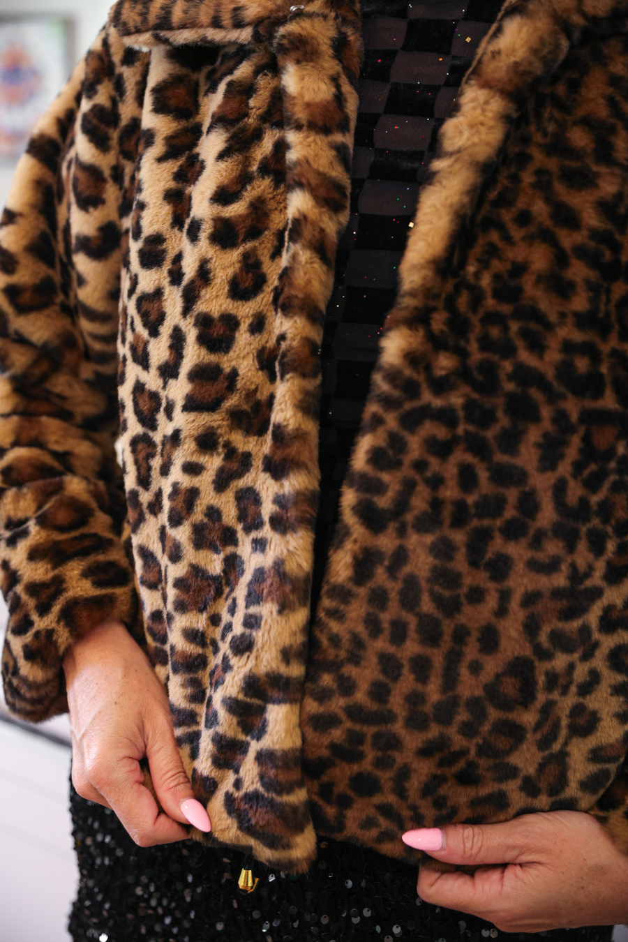 PREORDER- After Midnight Faux Fur Leopard Jacket