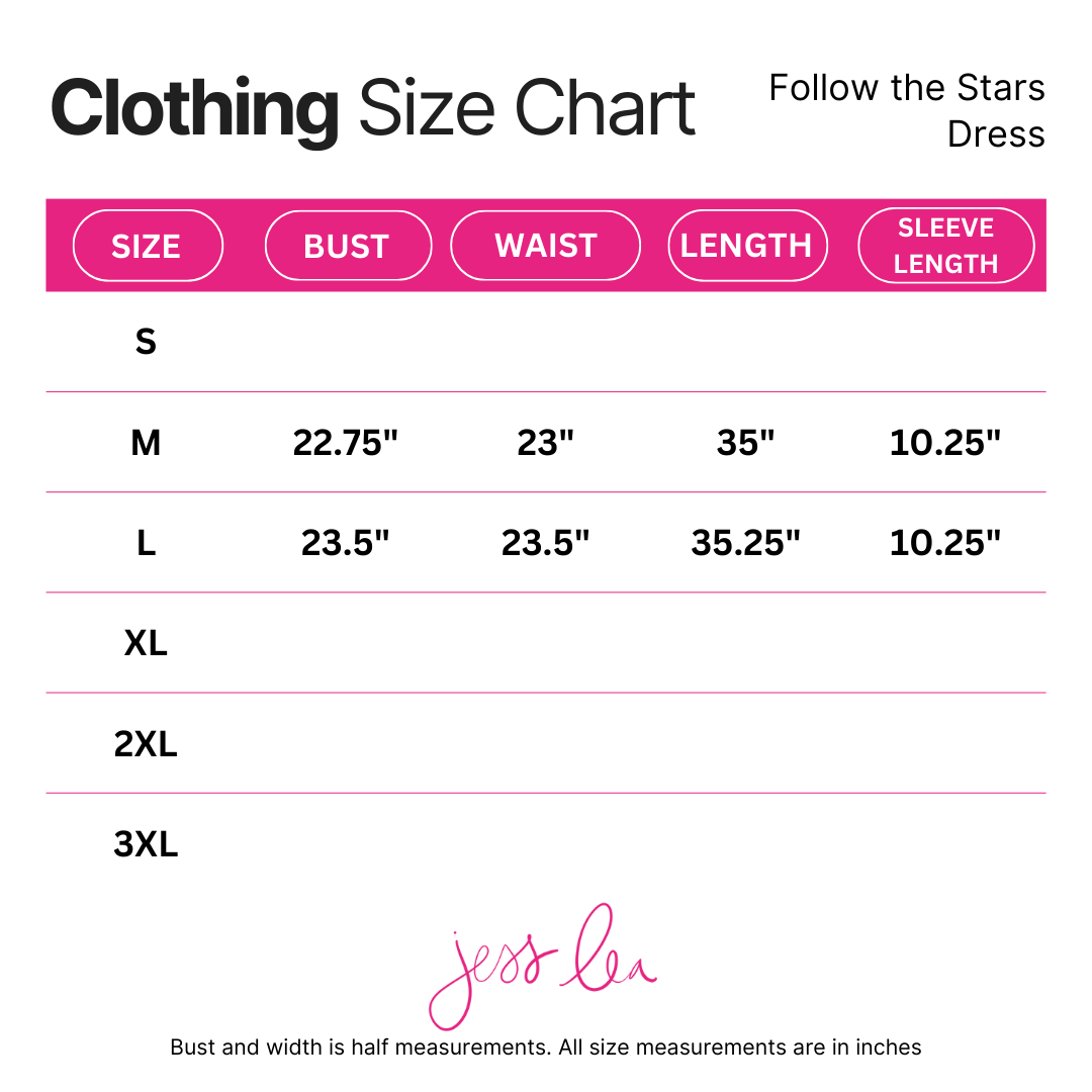 PREORDER-Follow The Stars Dress