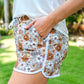 Claim To Fame Floral Drawstring Everyday Shorts