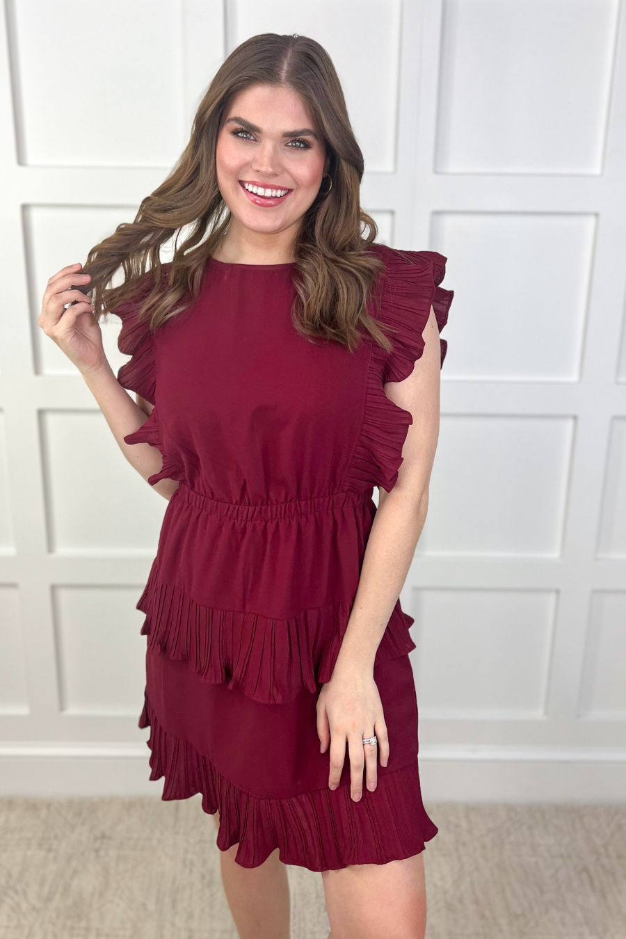 Game Day Ruffle Dress - Jess Lea Wholesale