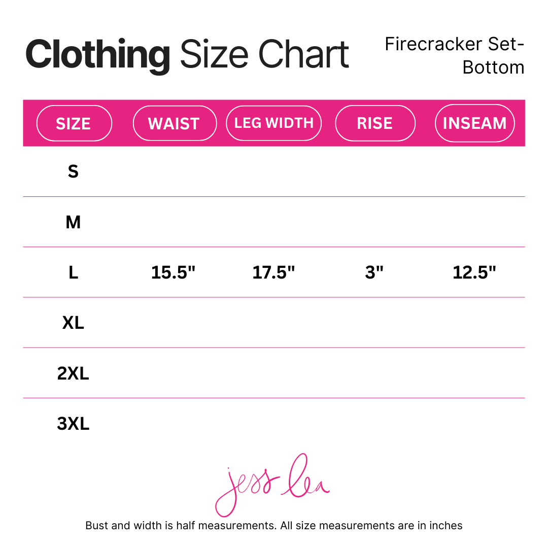 Firecracker Shorts Set