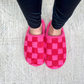 Checked Out Checkered Slippers
