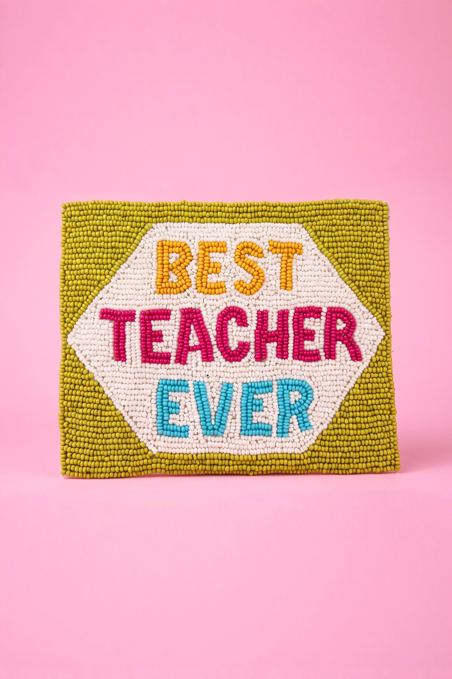 PREORDER- Beaded Coin Purse- Best Teacher Ever