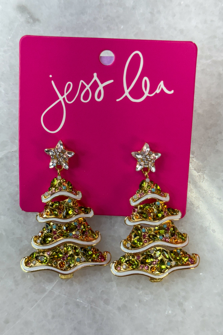 Merry Magic Tree Stud Earrings
