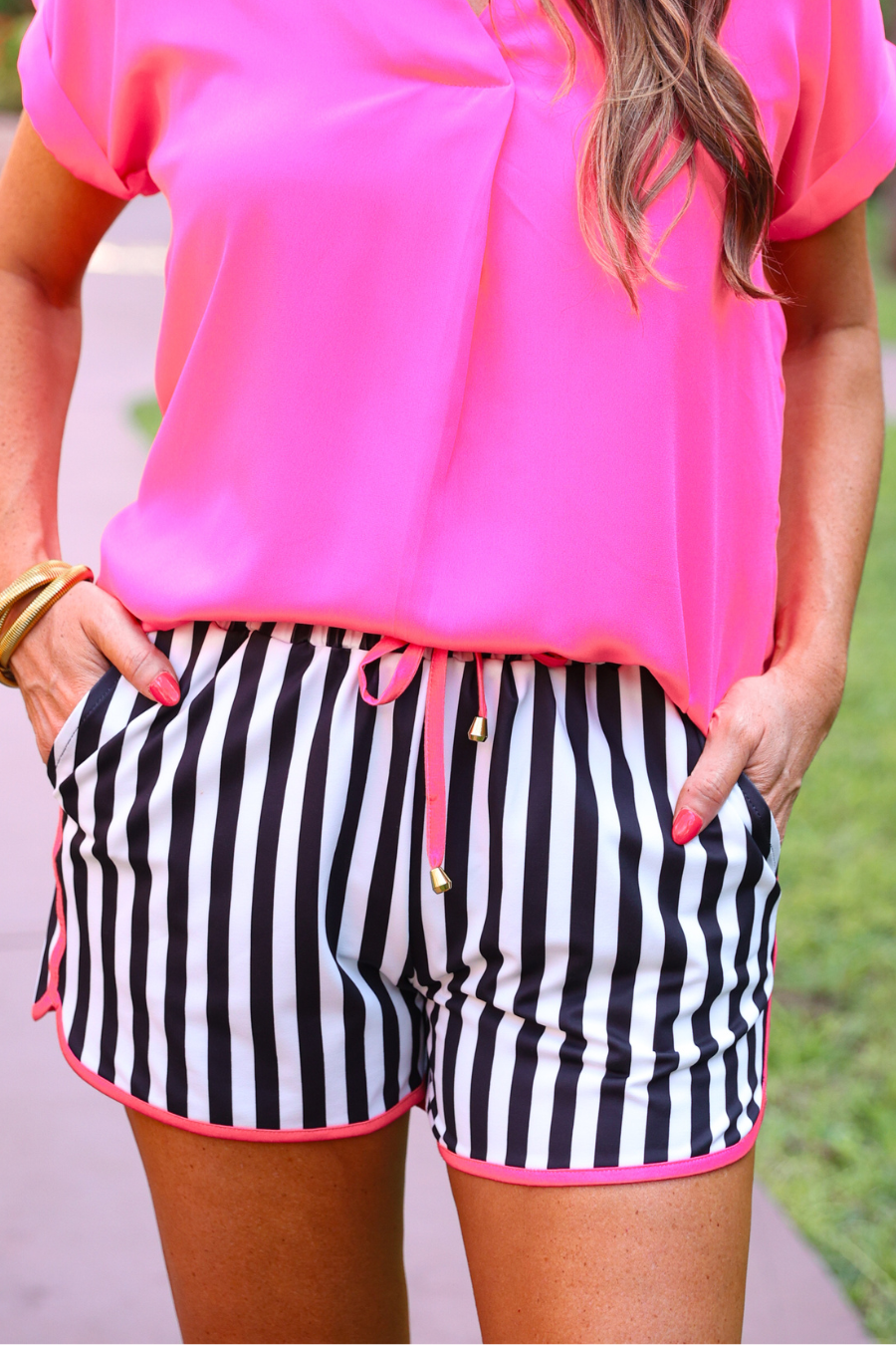 Rosemary Stripes Everyday Shorts