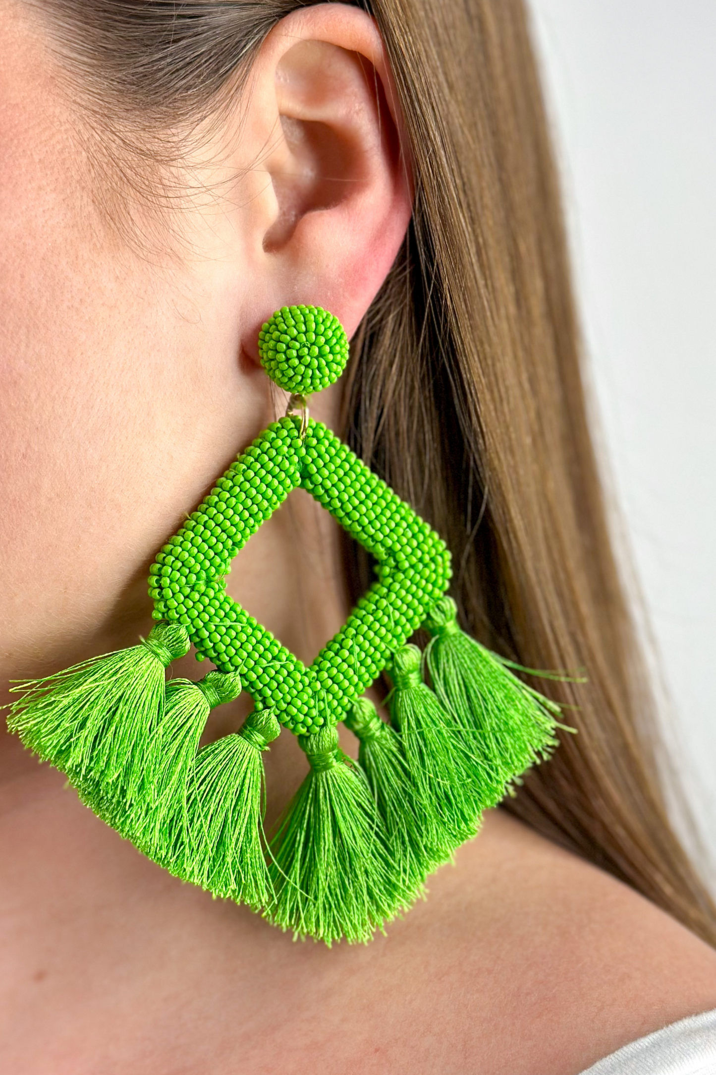 Ellie Fringe Drop Earrings - Jess Lea Wholesale