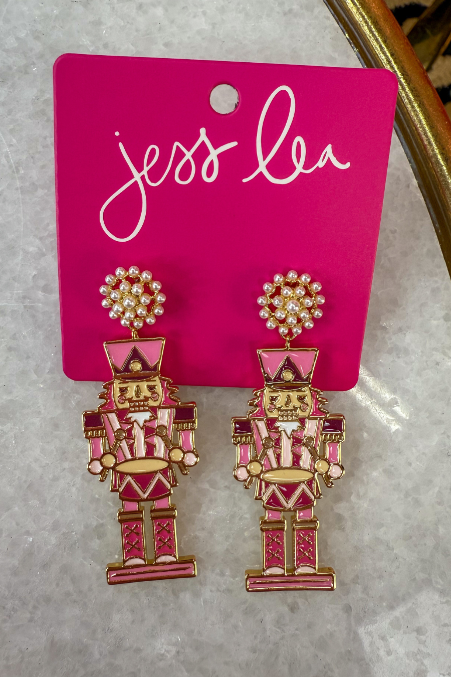 Pink Nutcracker Vibes Earrings