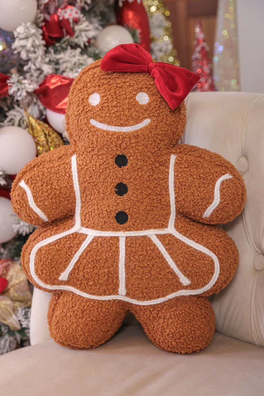 PREORDER- Ginny The Gingerbread Girl Pillow