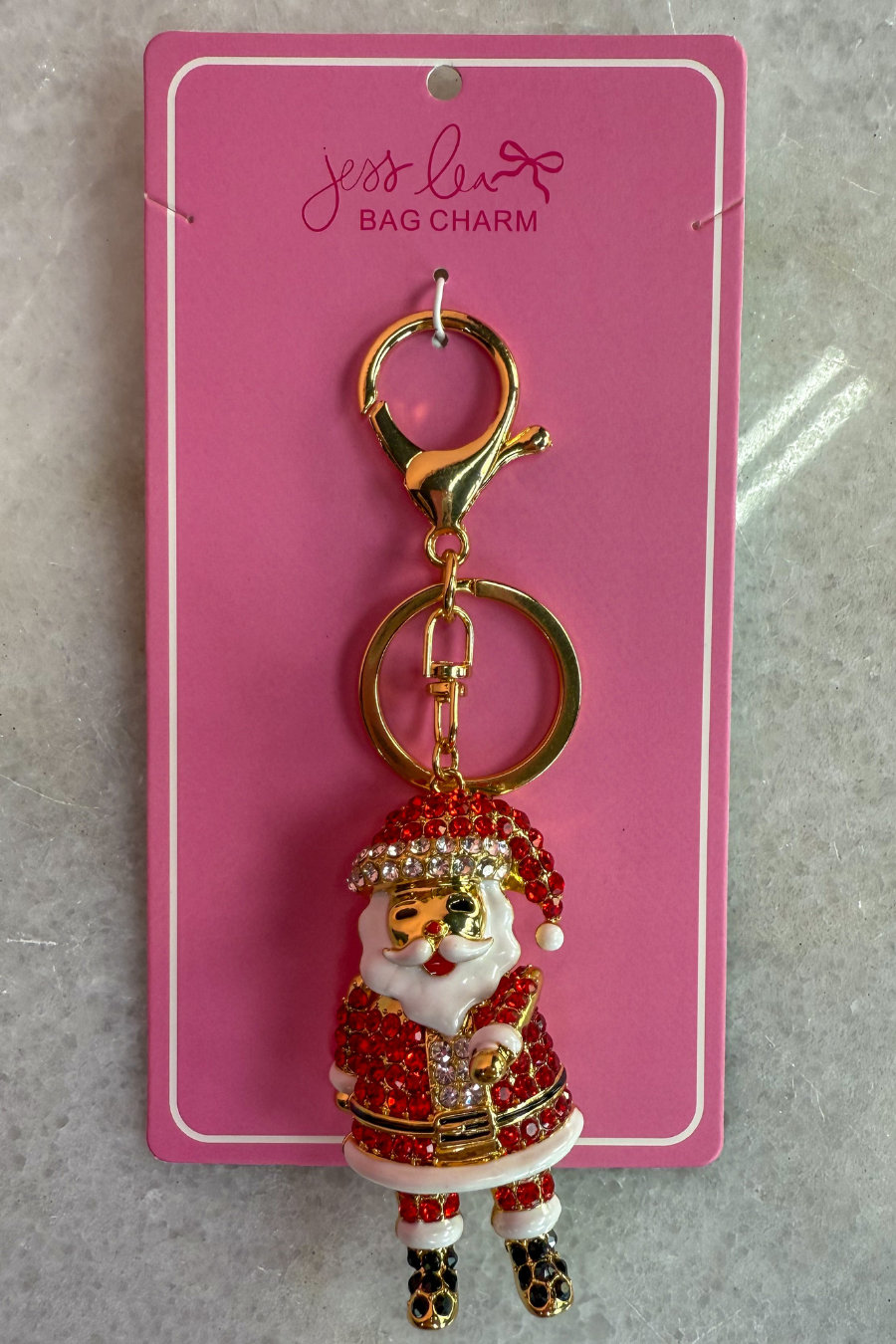 St. Nick Sparkle Bag Charm