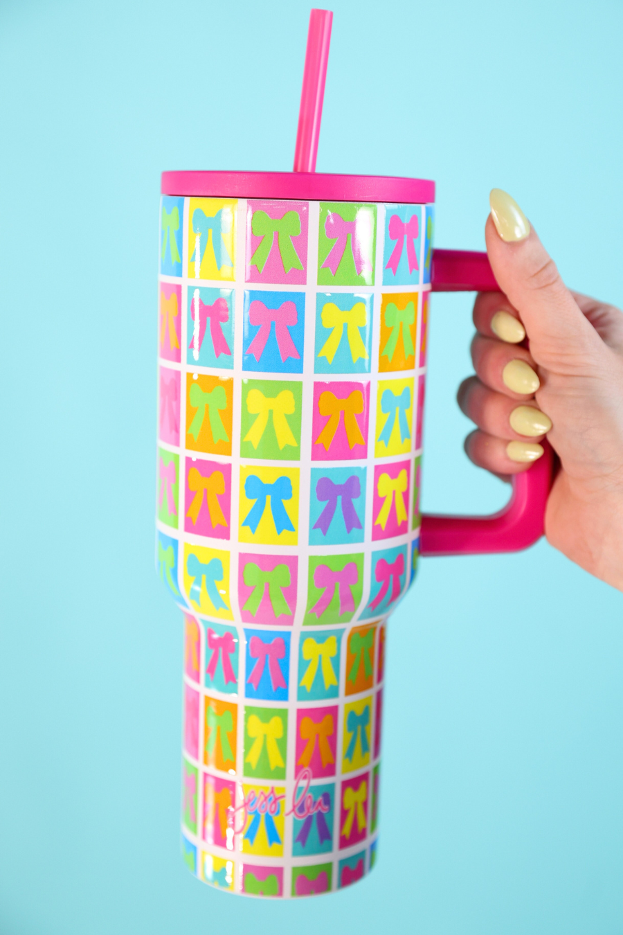 Bow Bonanza Tumbler, Neon