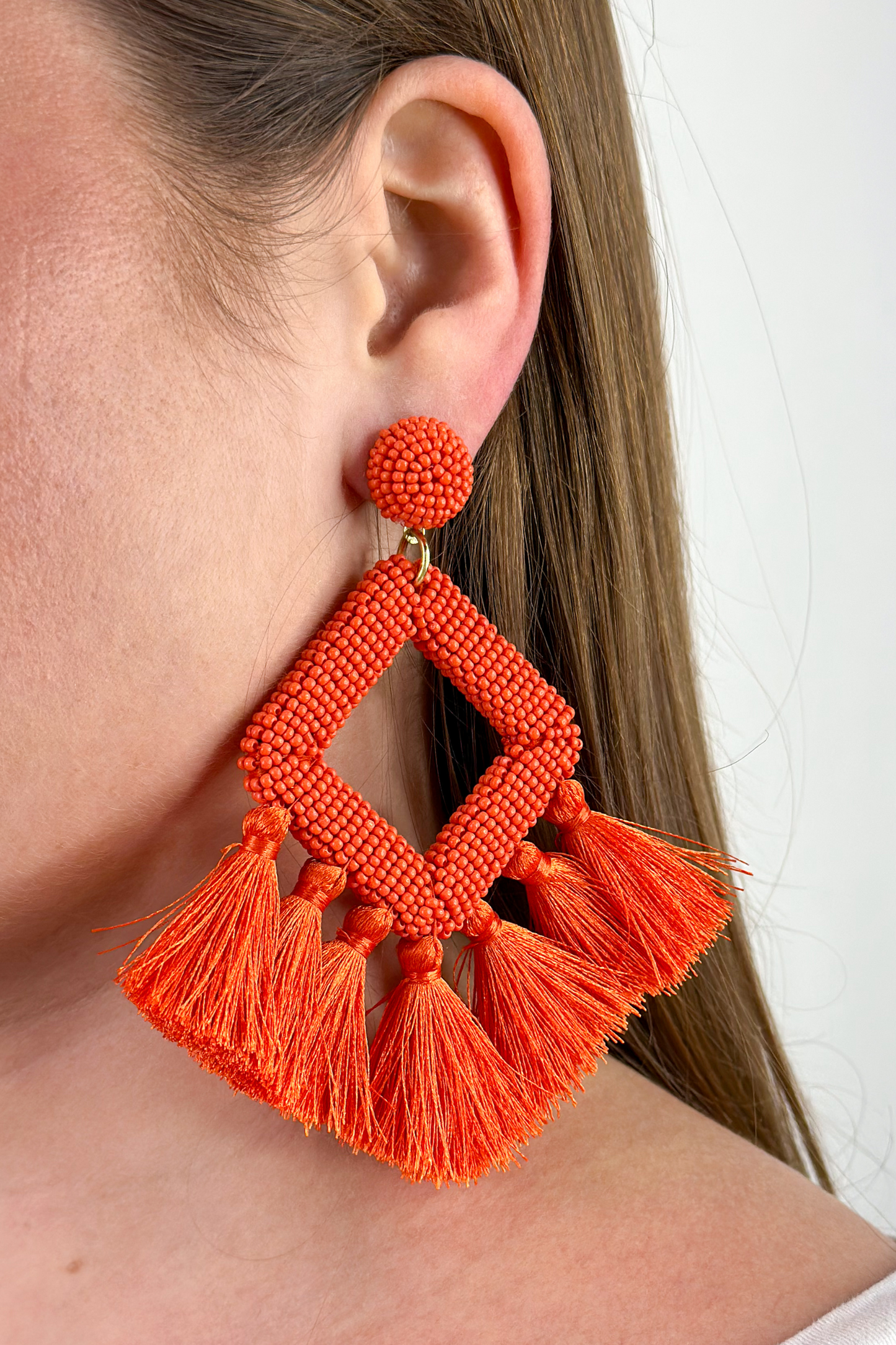 Ellie Fringe Drop Earrings - Jess Lea Wholesale