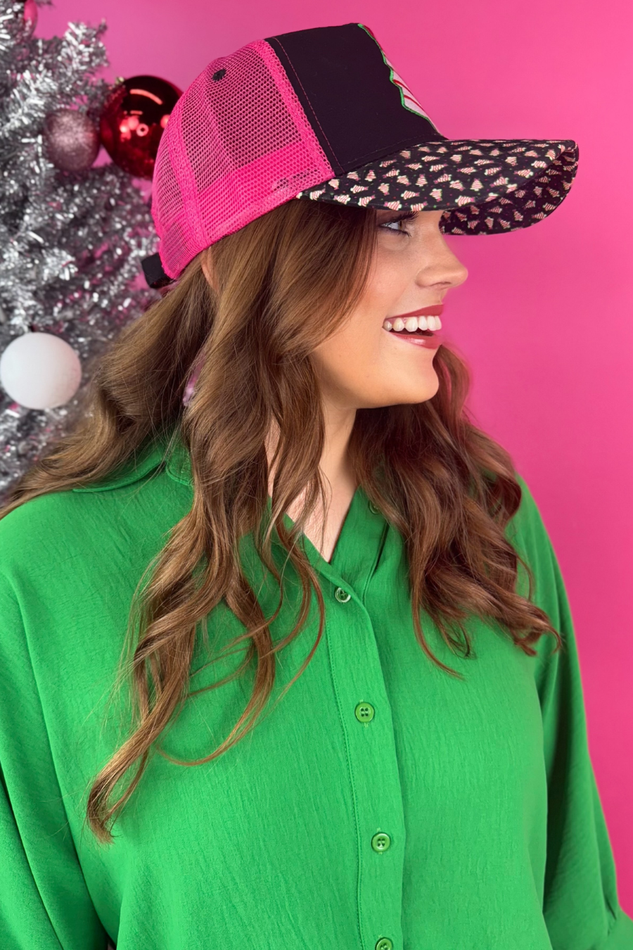 PREORDER-Bow Christmas Treat Trucker Hat