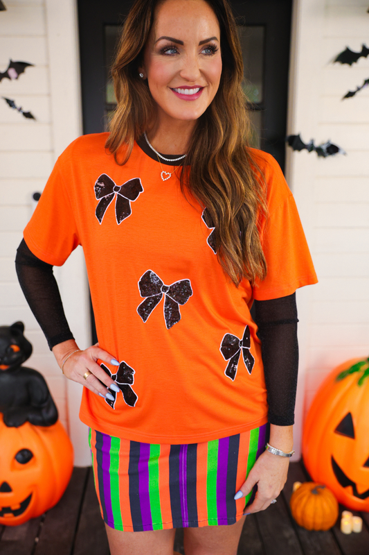 Better Bow-lieve It Sequin Tee