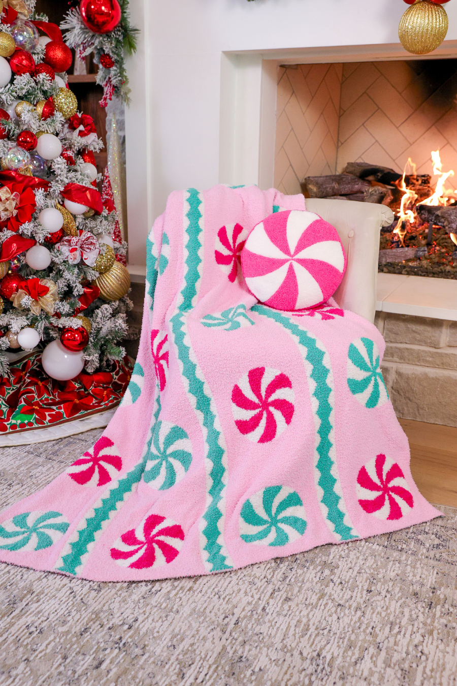 PREORDER- Pink Wintermint Blanket
