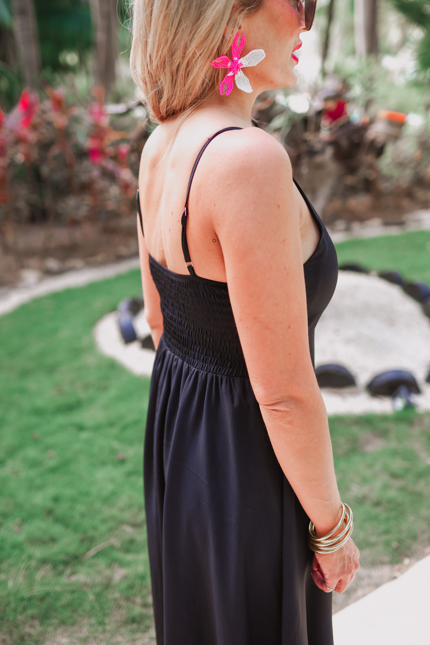 Easy To Please Button Maxi Dress