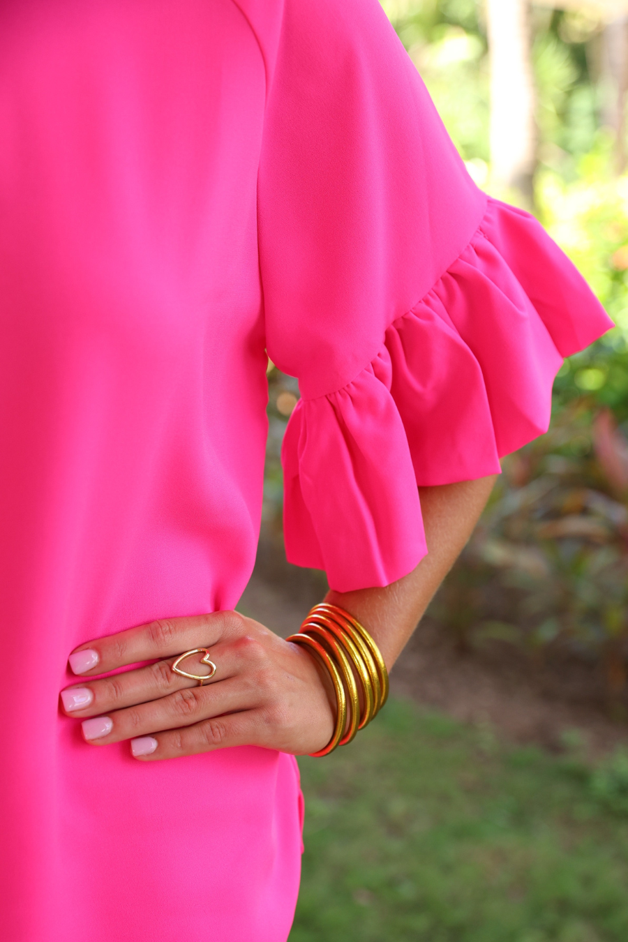Rebecca Ruffle Sleeve Top