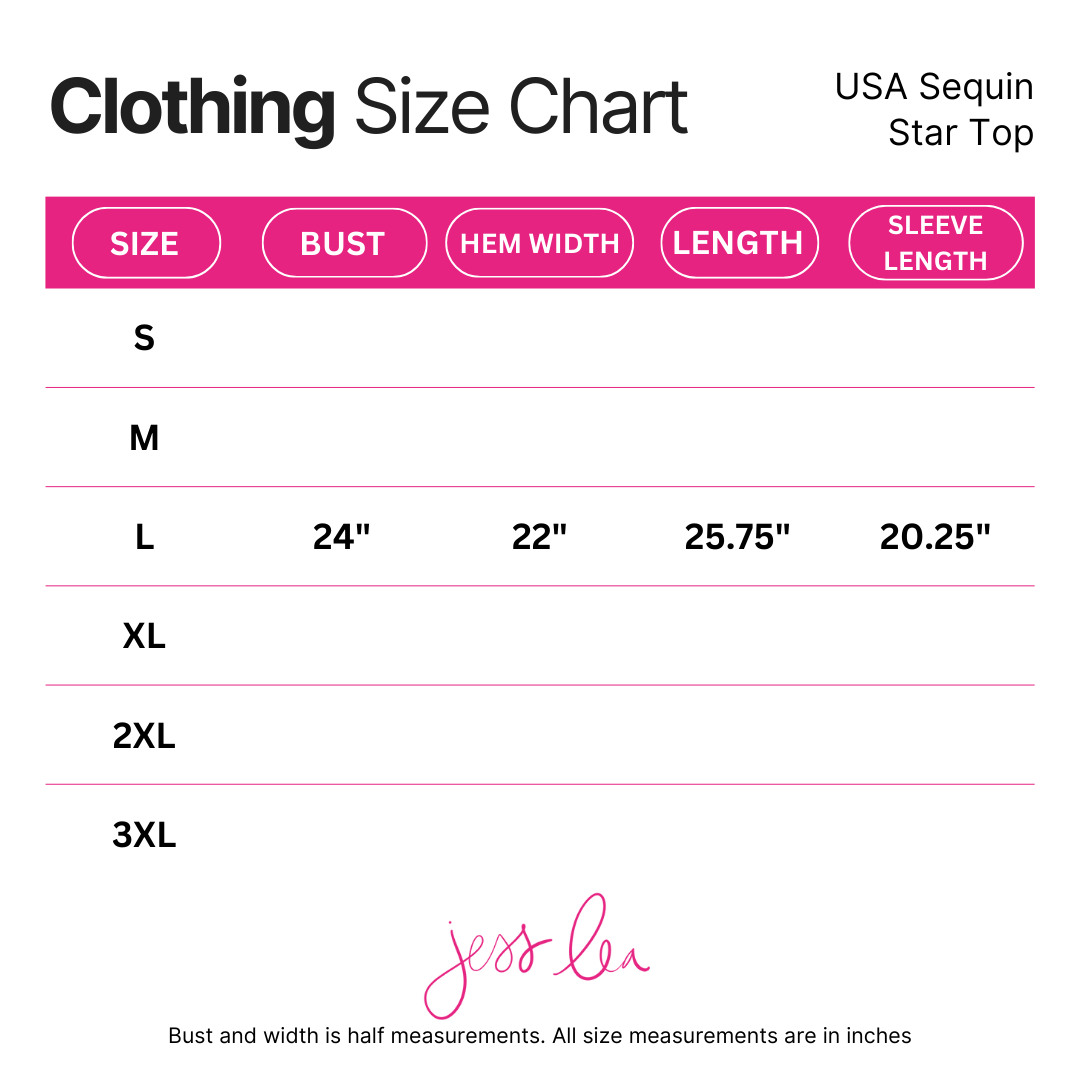 USA Sequin Star Top