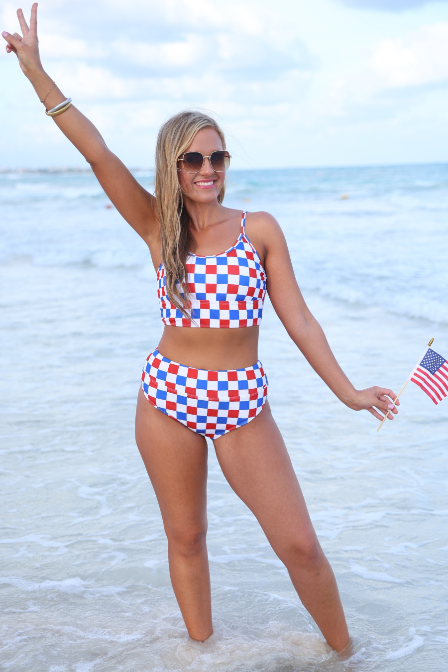 Freedom Rings Two Piece Swimsuit