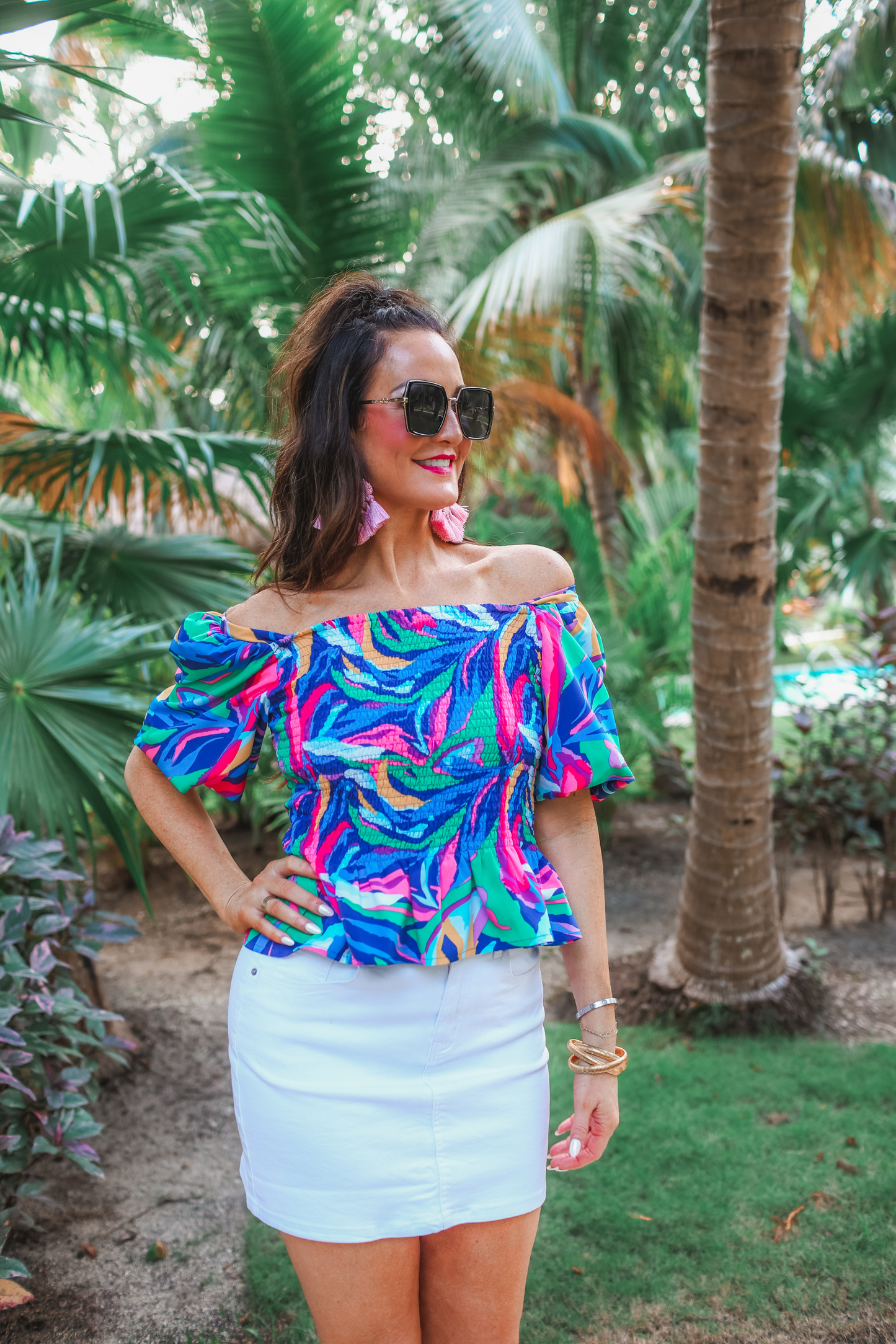 Hit The City Peplum Top