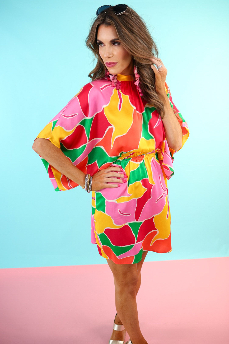 Emeline Satin Dress