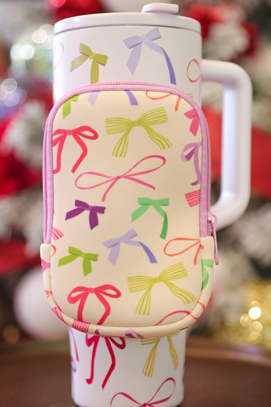 Tumbler Zip Pouch- Daylight Bow