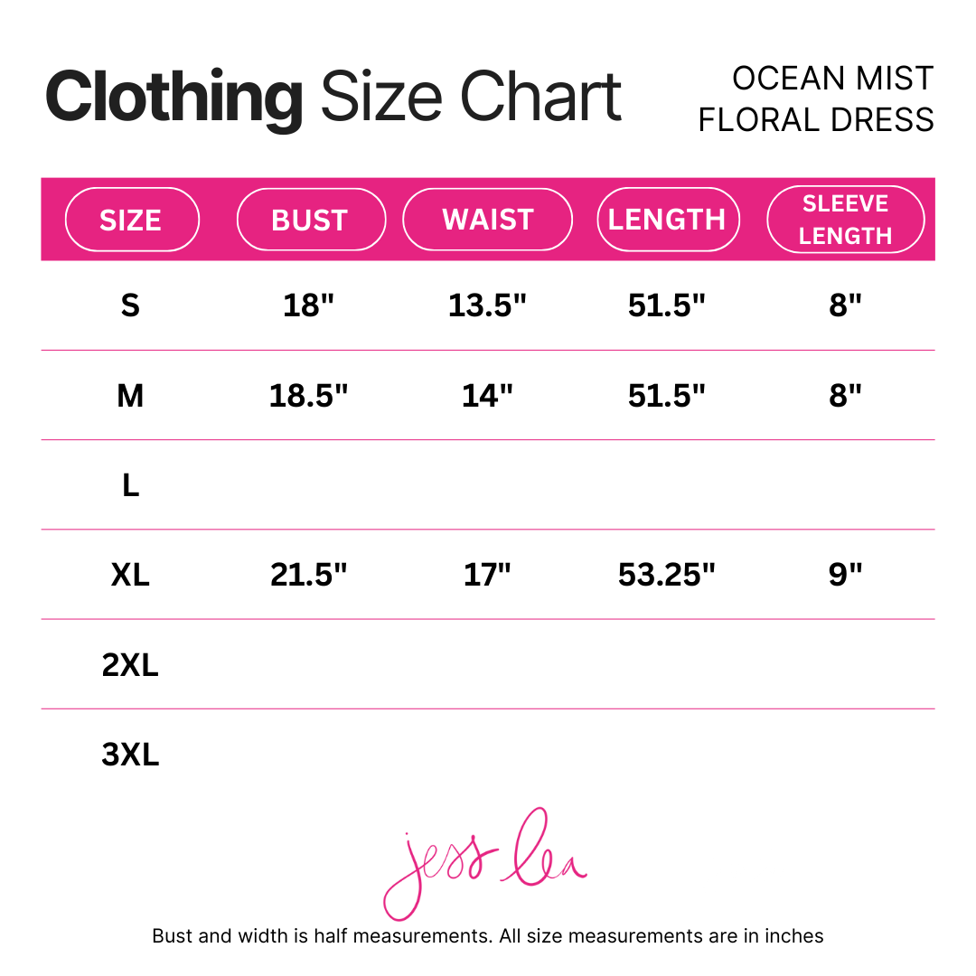 Ocean Mist Floral Dress