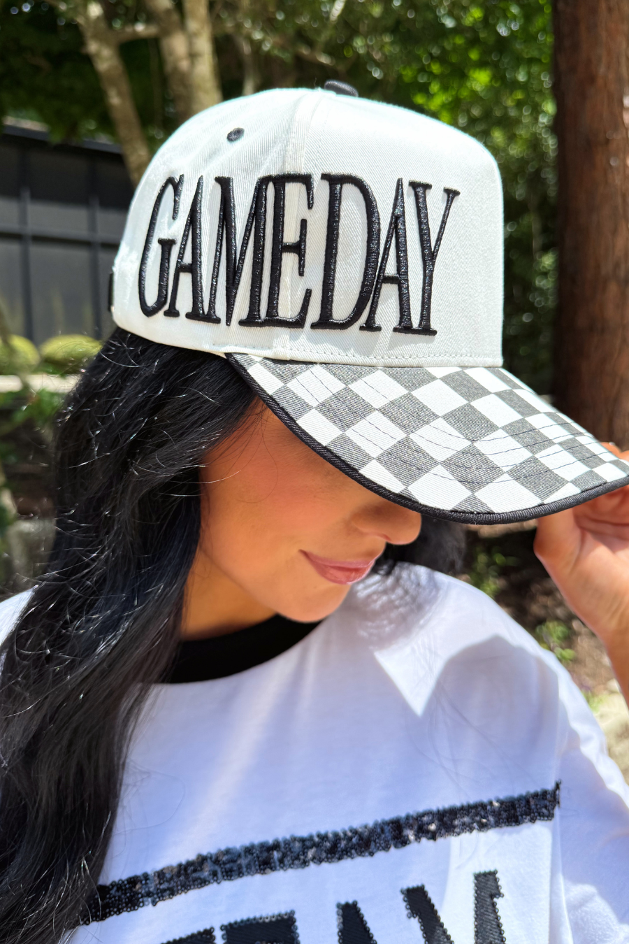 PREORDER- Game Day Checkered Hat