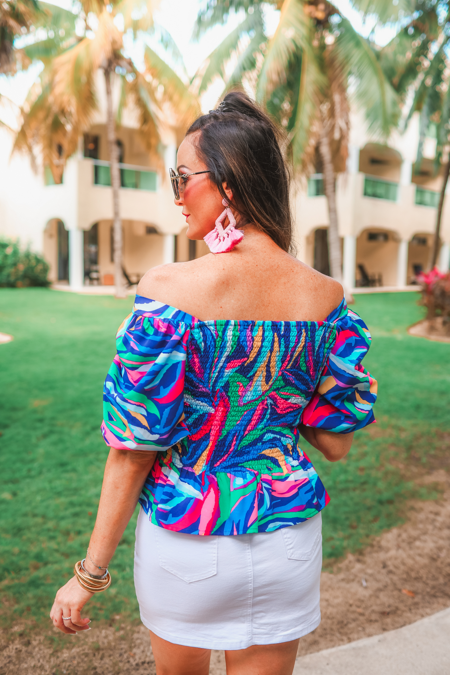 Hit The City Peplum Top