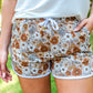 Claim To Fame Floral Drawstring Everyday Shorts