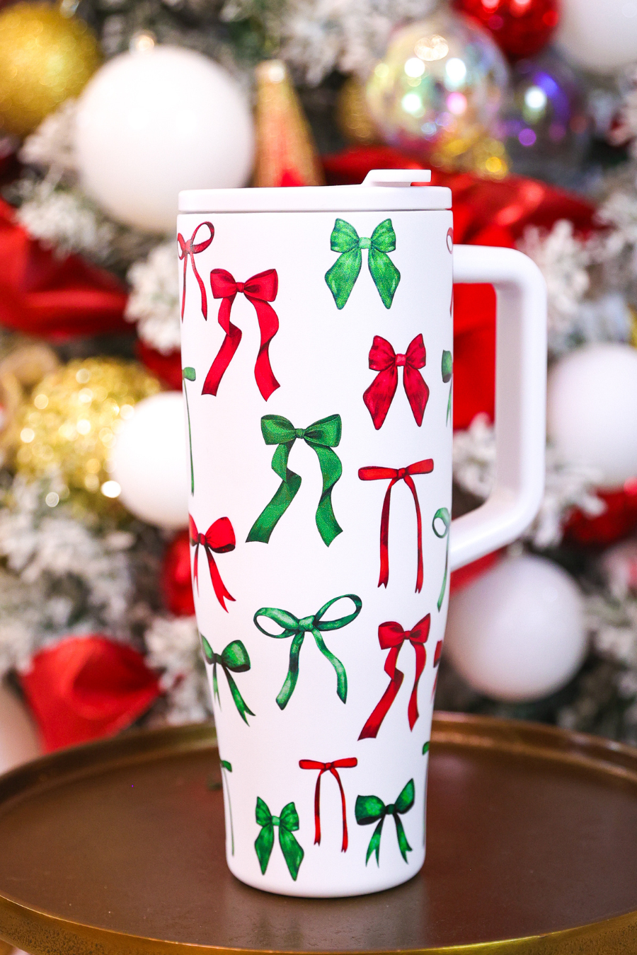 PREORDER- Midnight Bow Christmas Edition Sleek Tumbler