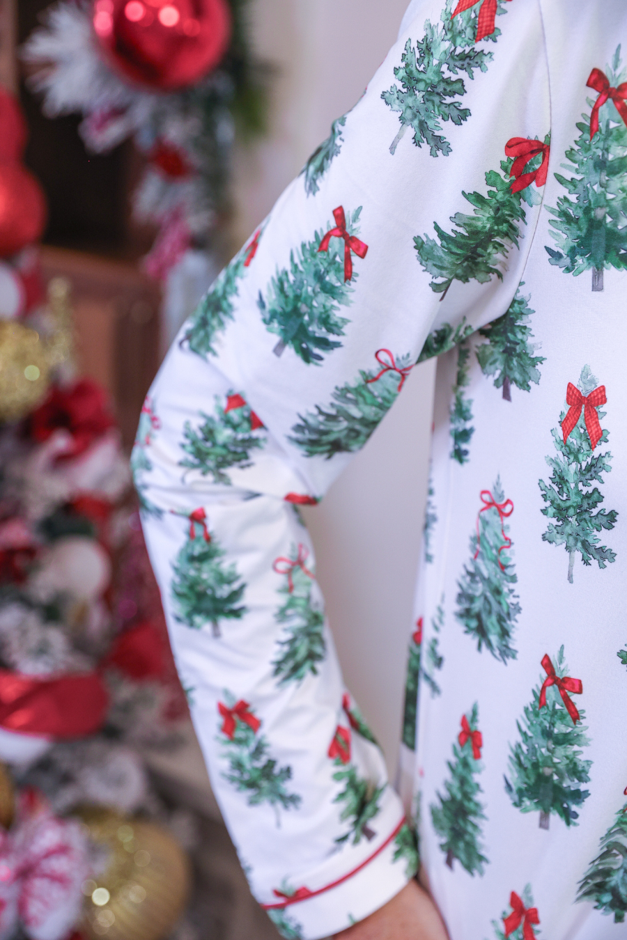 PREORDER- Under the Tree Ruffle Pajama Set