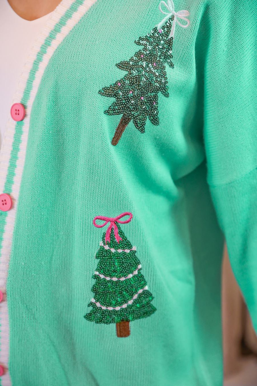 PREORDER- Spruce Trees Relaxed Cardigan