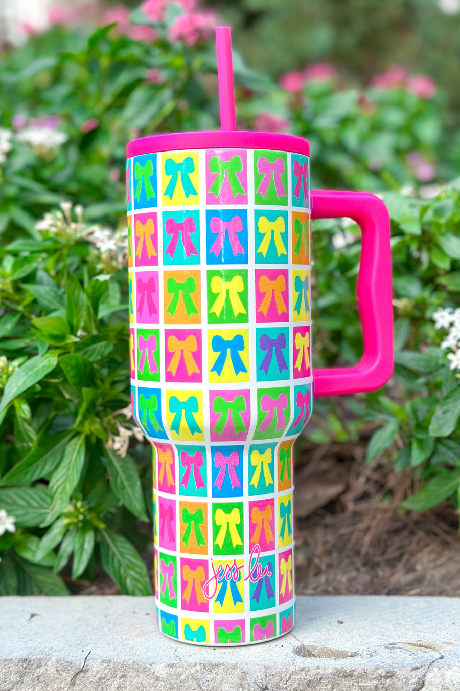 Bow Bonanza Tumbler, Neon