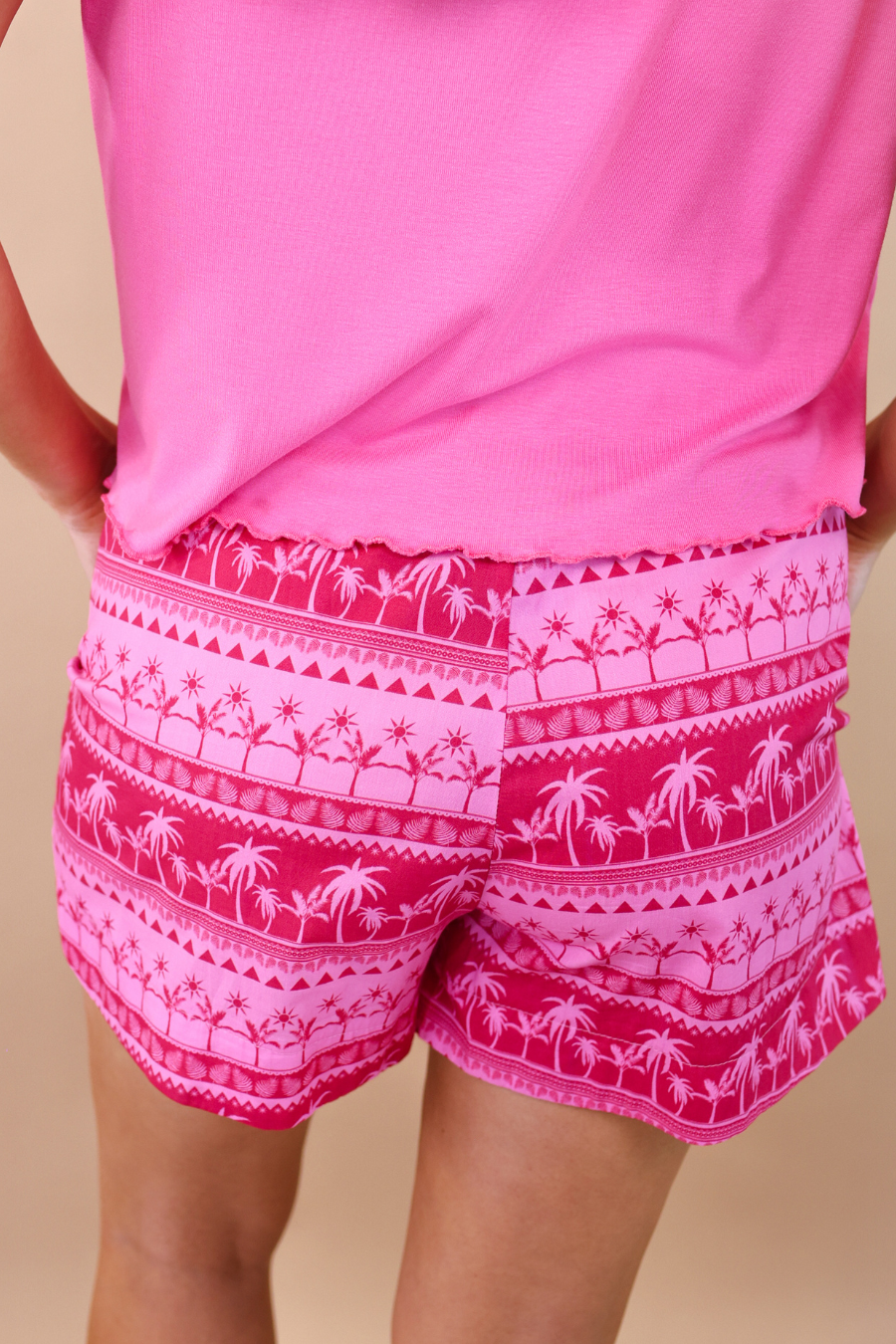 Casual Outing Shorts, Pink