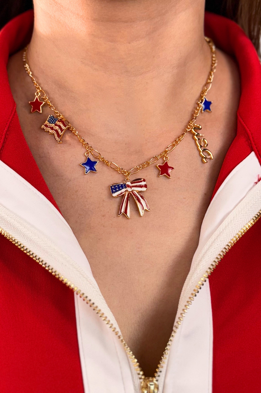 Firework Finale Charm Necklace