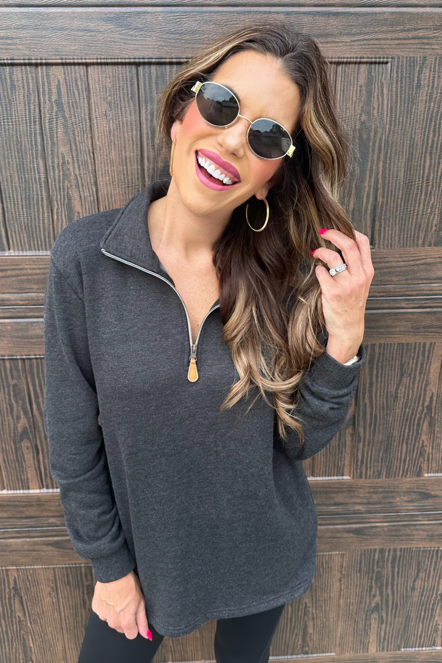 Miley Quarter Zip Pullover