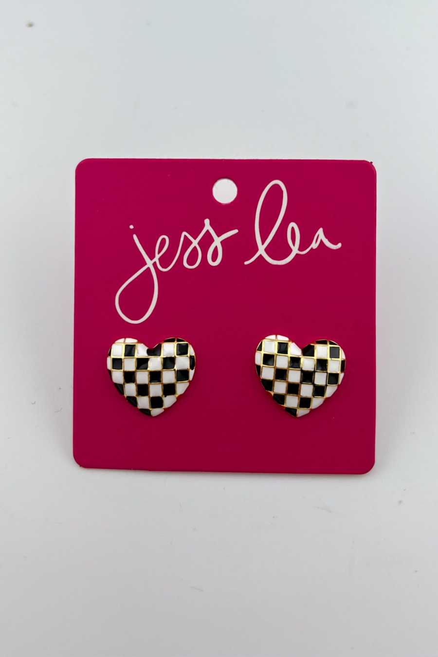 Lost In Love Checkered Earrings