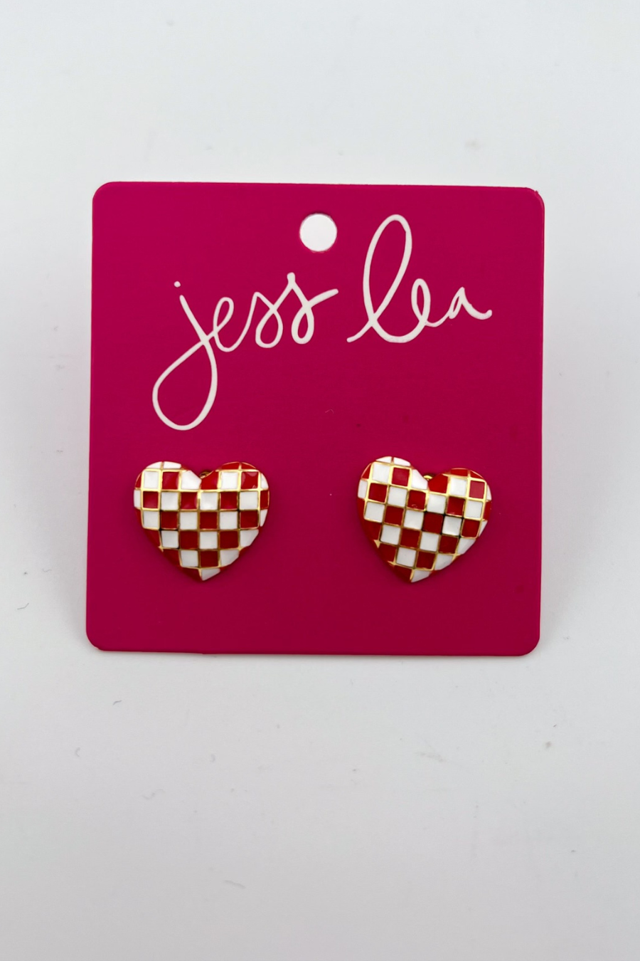 Lost In Love Checkered Earrings