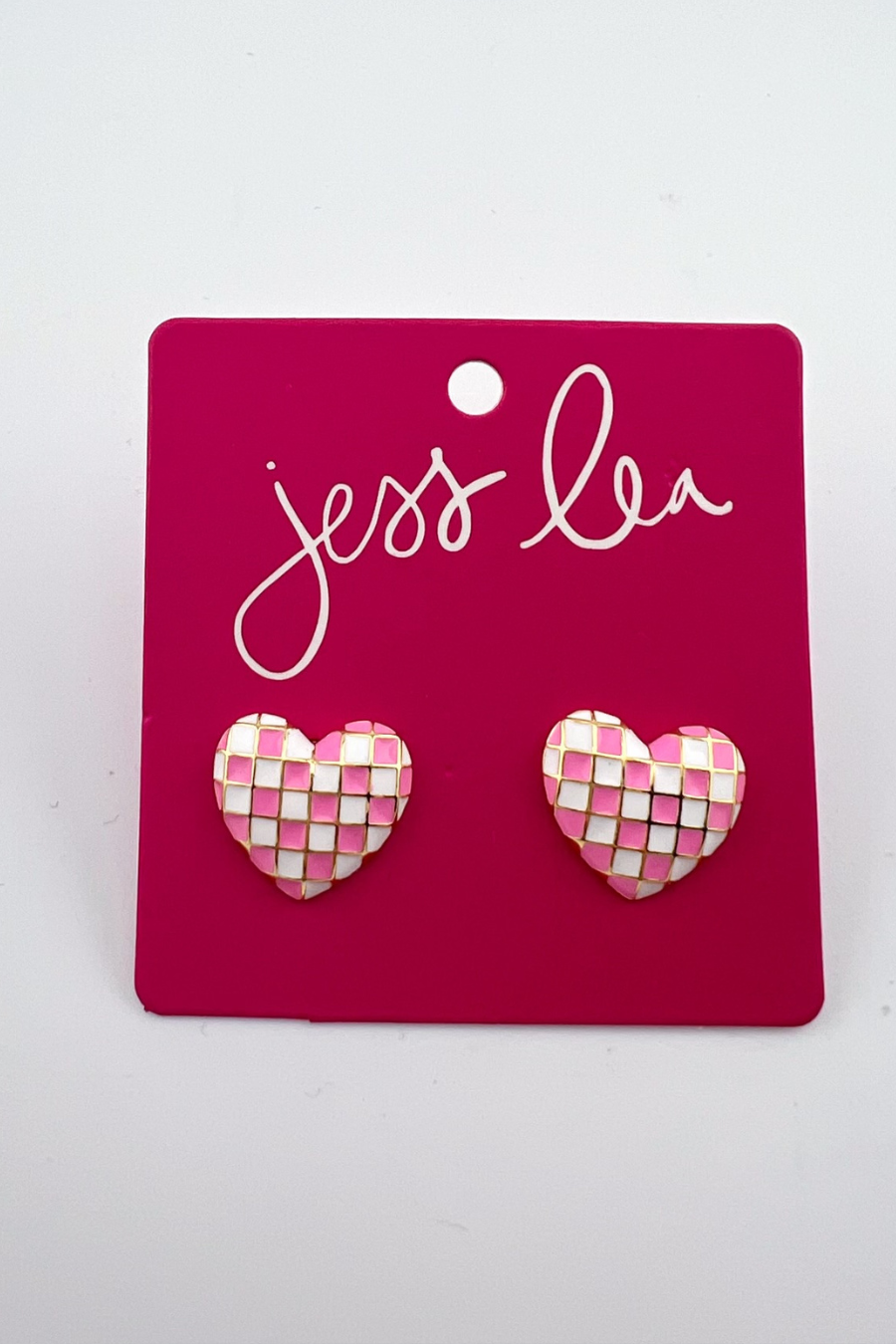 Lost In Love Checkered Earrings