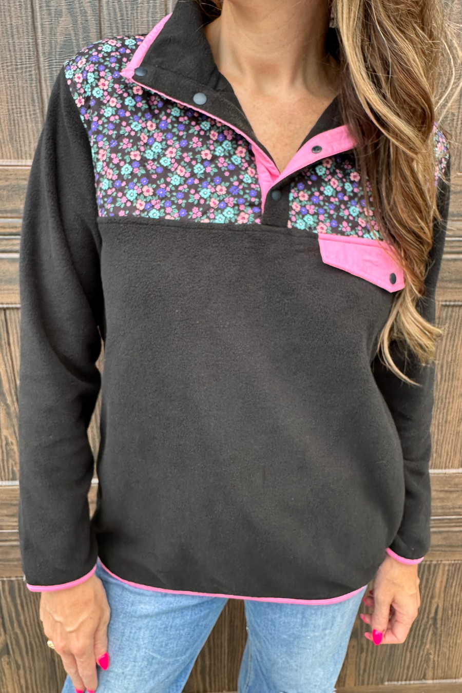 Lesly Floral Pullover