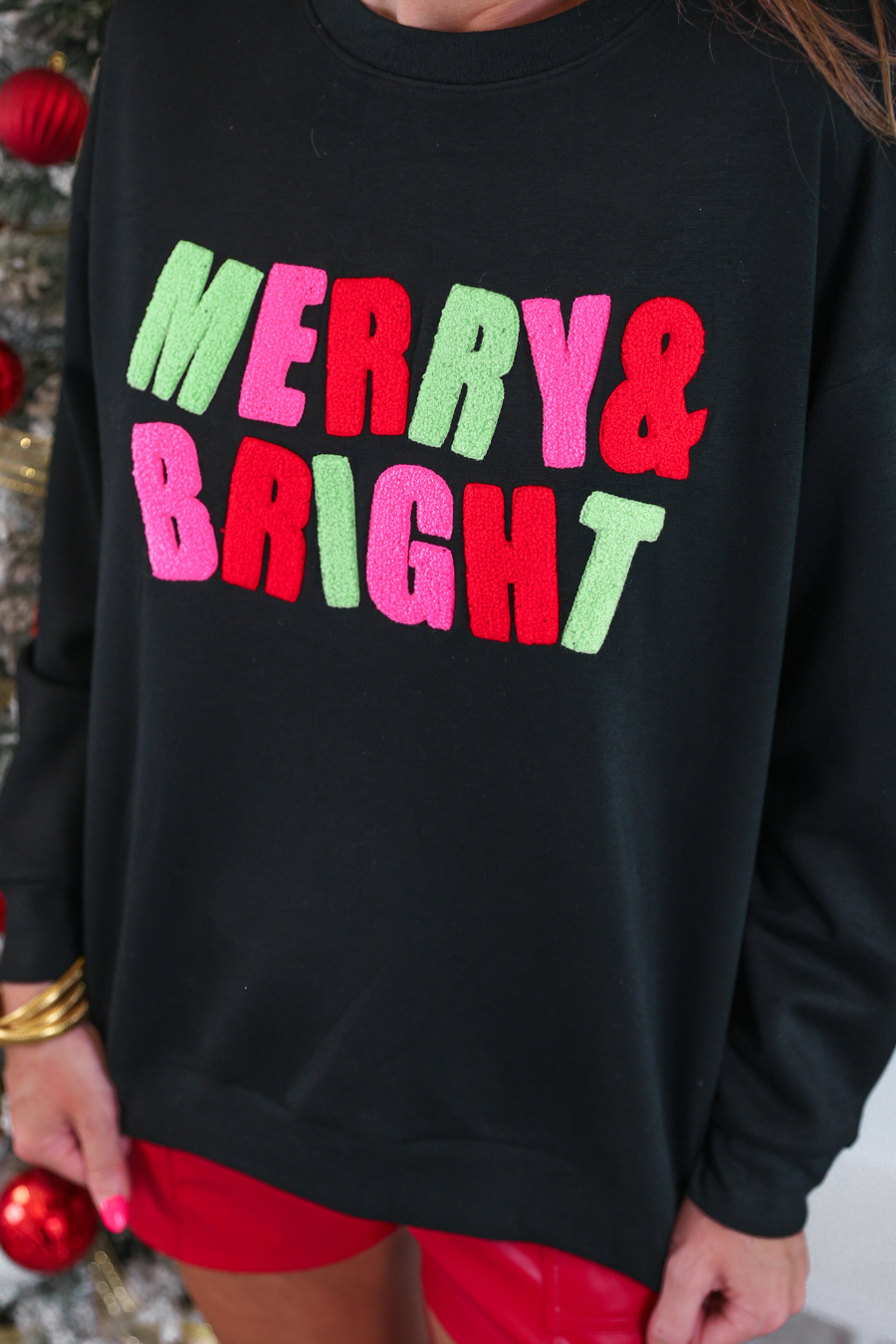 PREORDER-Merry and Bright Sweatshirt