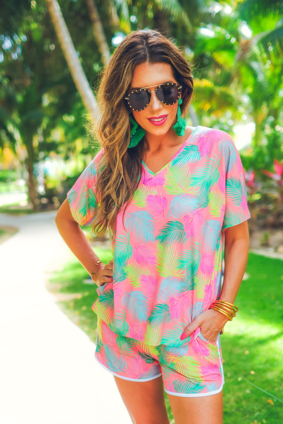 Malibu Sunset Tunic Top
