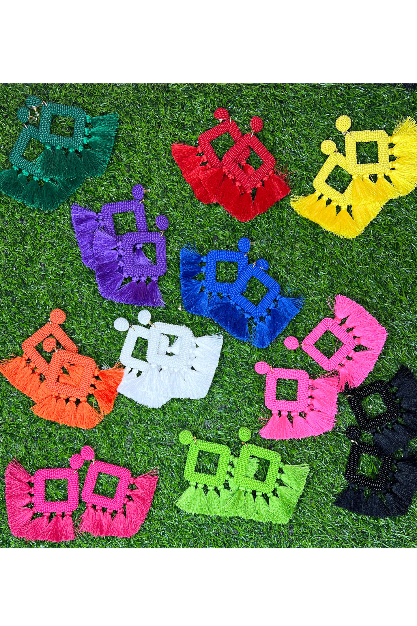 Ellie Fringe Drop Earrings - Jess Lea Wholesale