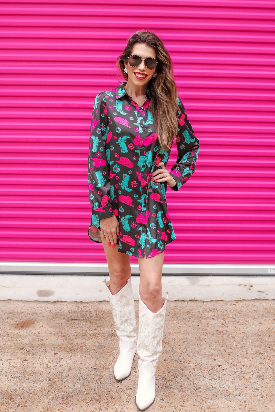 Rodeo Ready Button Up Dress