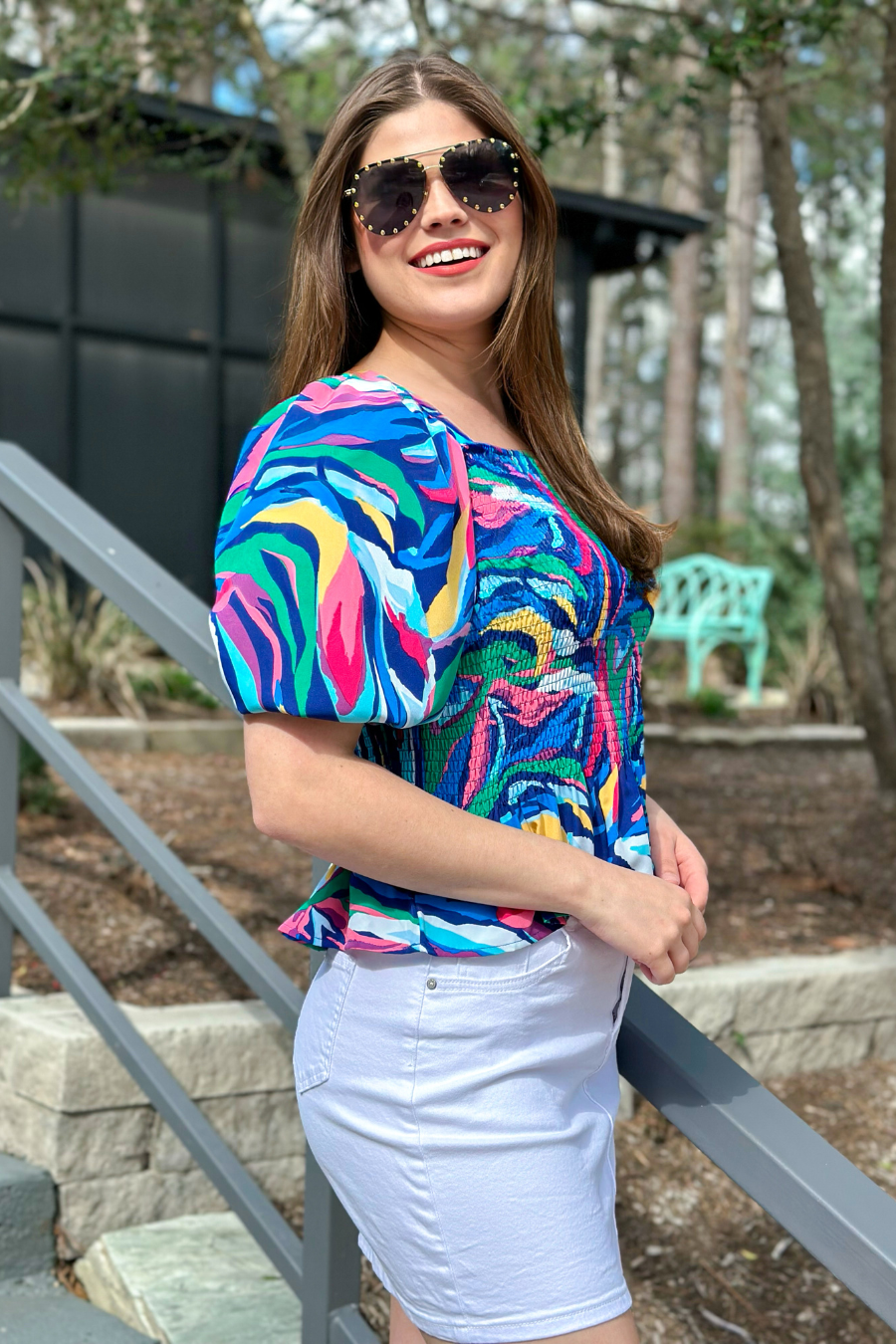 Hit The City Peplum Top