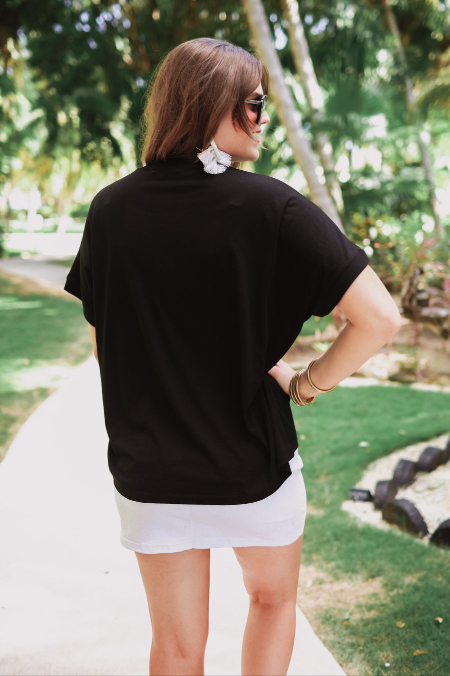 Drinks On Me Sequin Patch Top