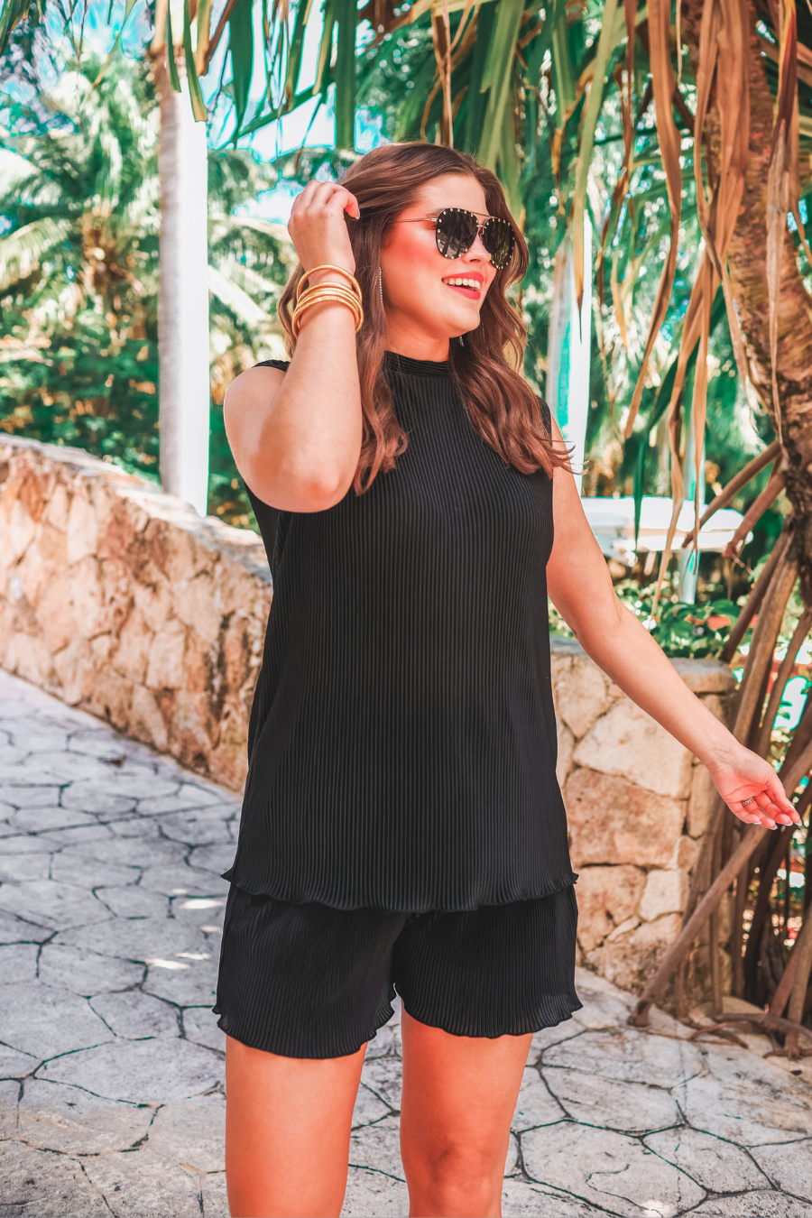 Hard To Resist Pleated Set