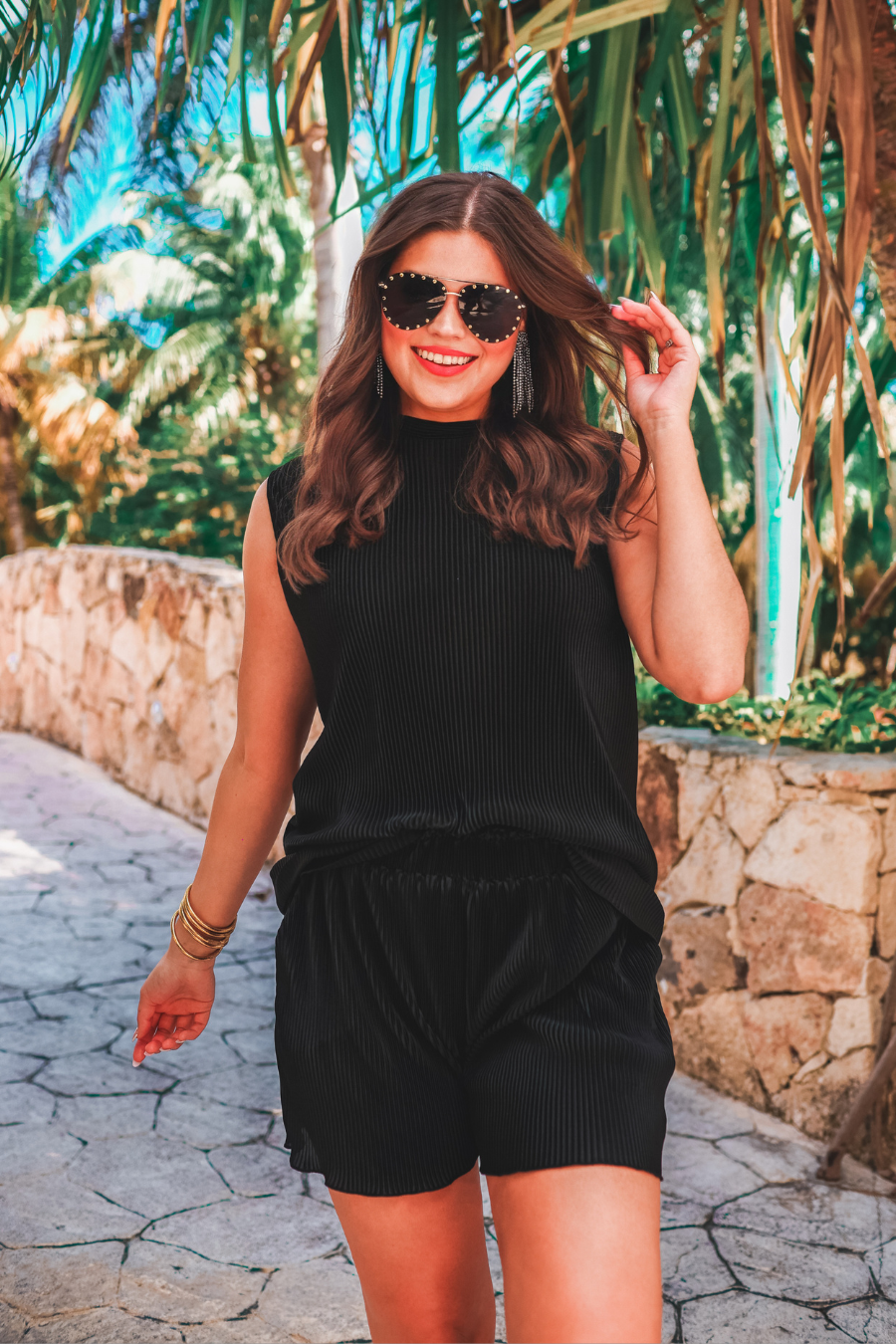 Hard To Resist Pleated Set
