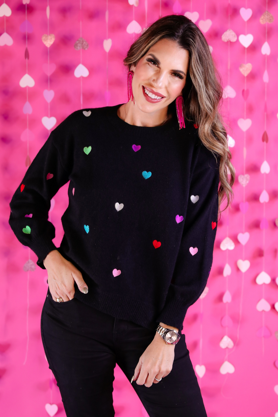 PREORDER-Love In The Air Heart Sweater