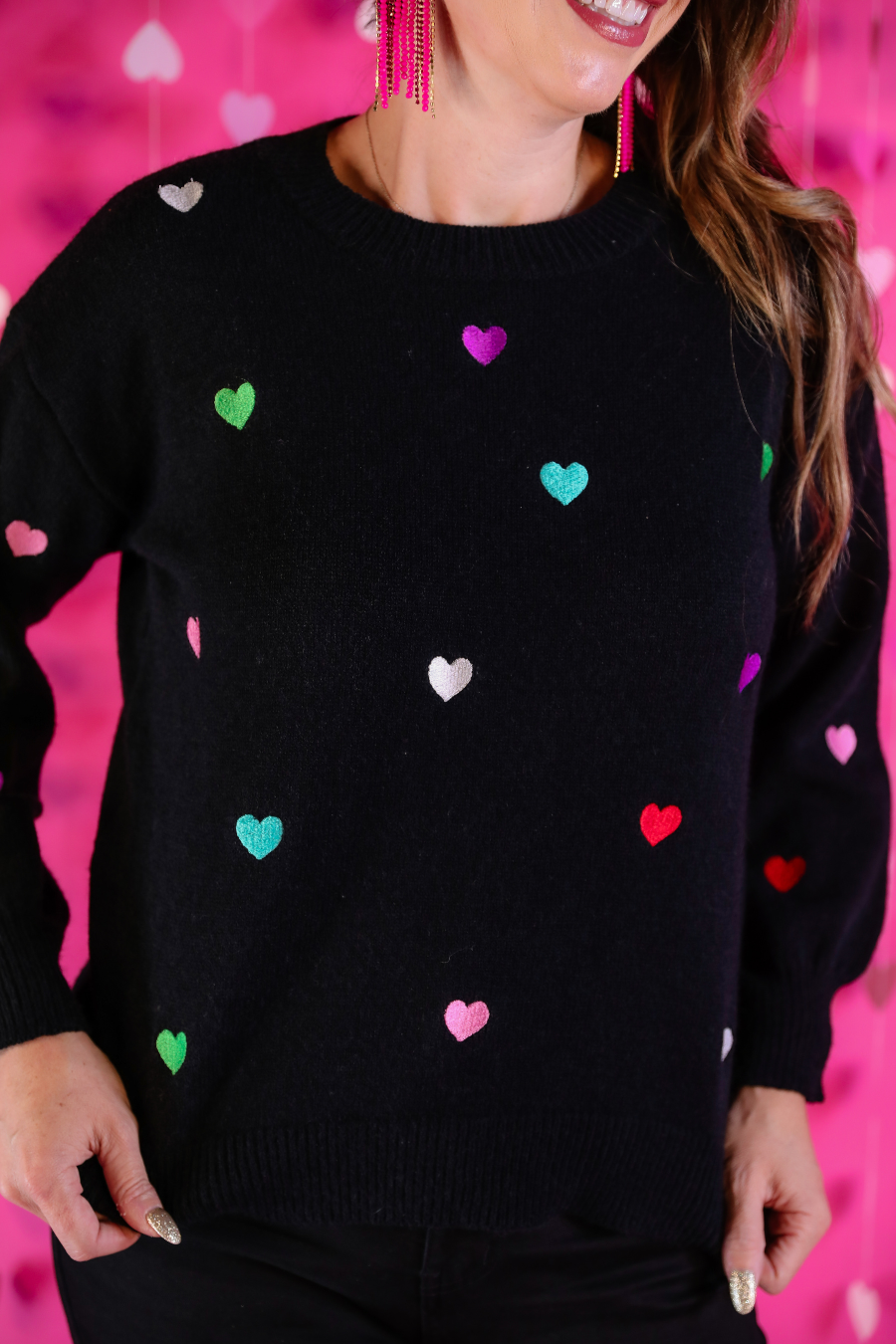 PREORDER-Love In The Air Heart Sweater